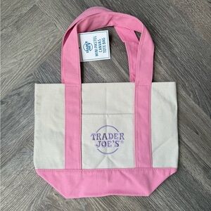 Trader Joe’s Mini Tote Pink